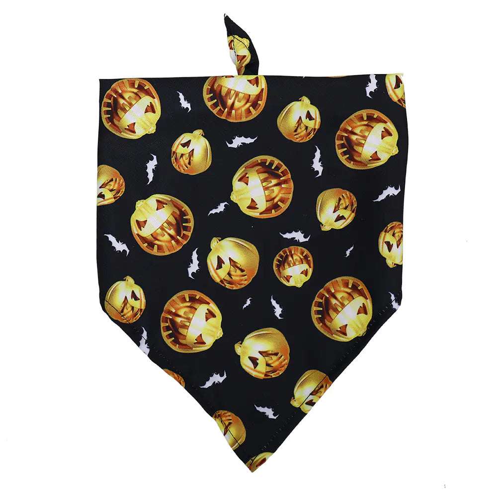 Halloween Dog Slobber Scarf for Pets