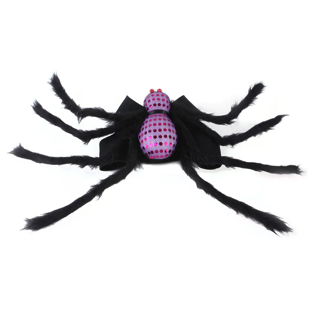 Pet Sequined Spider Halloween Costume for Cats & Dogs