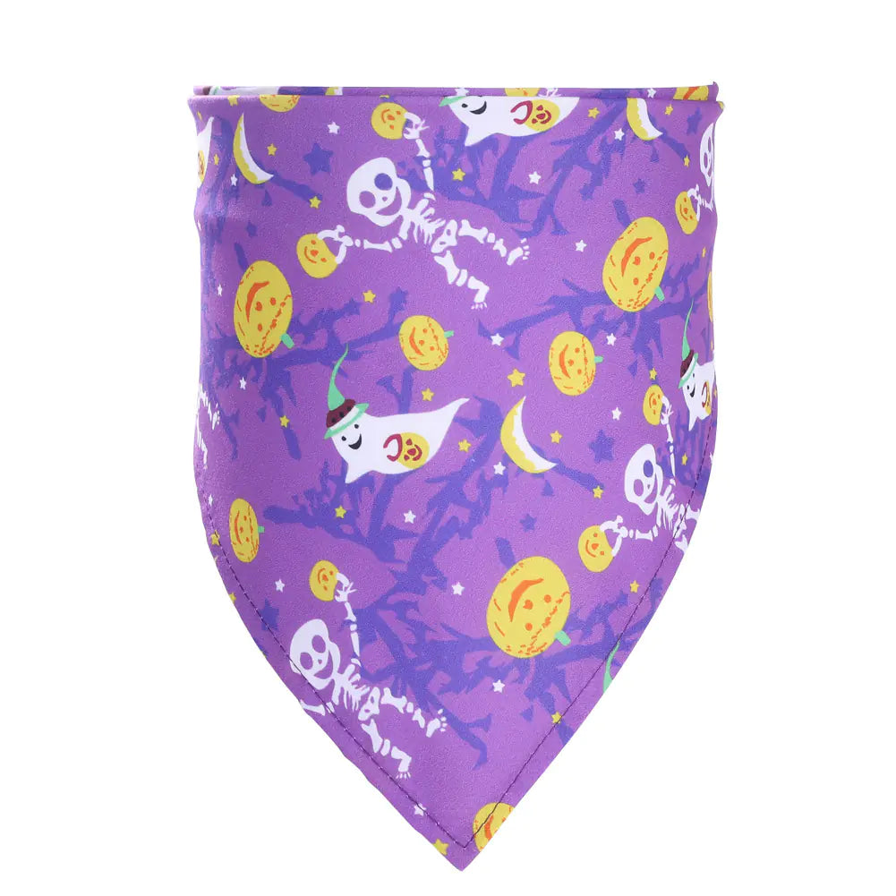 New Halloween Dog Triangle Scarf for Pets