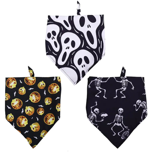 Halloween Dog Slobber Scarf for Pets