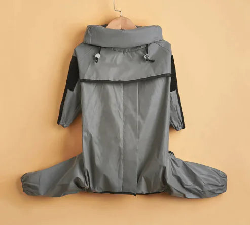 Reflective Large Dog Four-Leg Raincoat